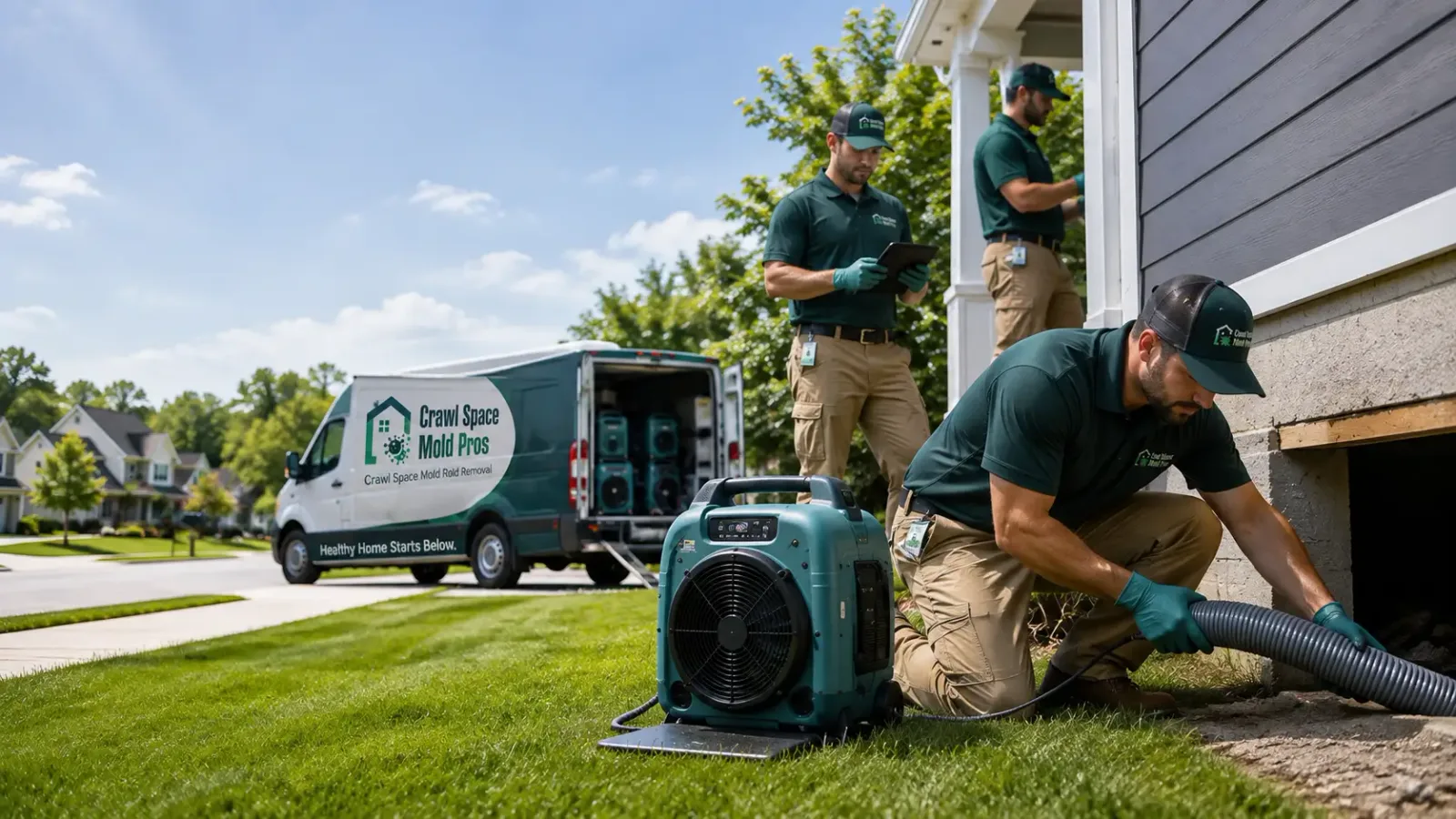 Crawl Space Mold Removal in Michigan City, MS